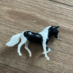 Vintage 1999 Breyer black and white toy Horse